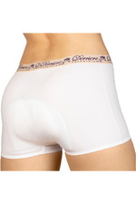 2022 Derriere Equestrian Womens Bonded Padded Shorty DEPBPSF14B - White